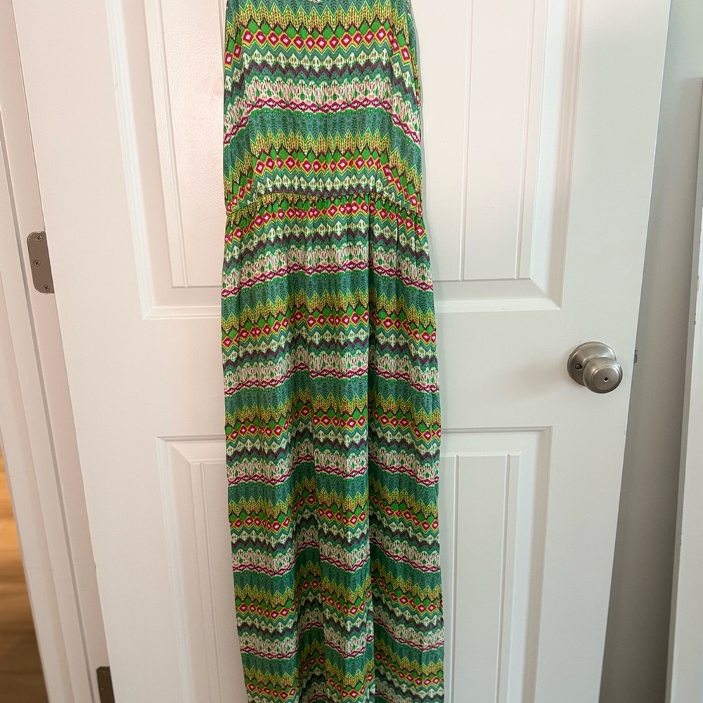 Maxi Dress w Spaghetti Strap Racerback